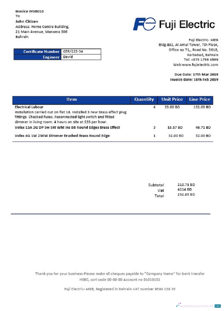 download download Bahrain Falcon Electrical S.P.C electricity utility bill